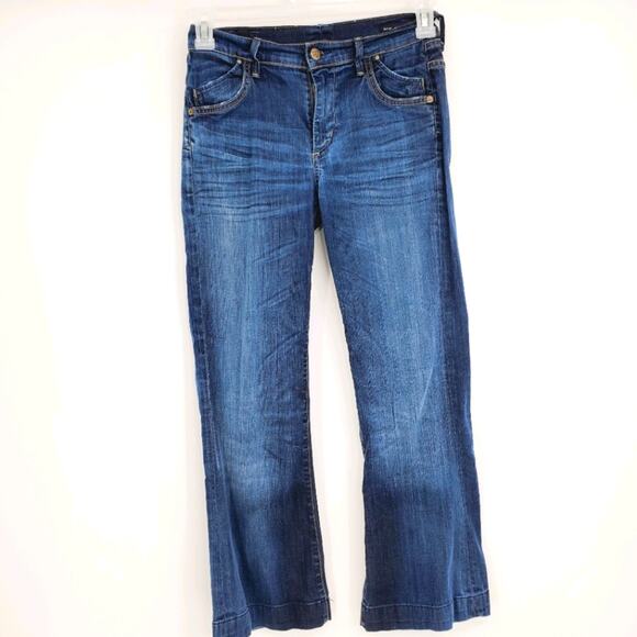 Citizens of Humanity C of H Hutton Mid Rise Wide Leg Jean Size 28 x 27 Inseam - Picture 2 of 10
